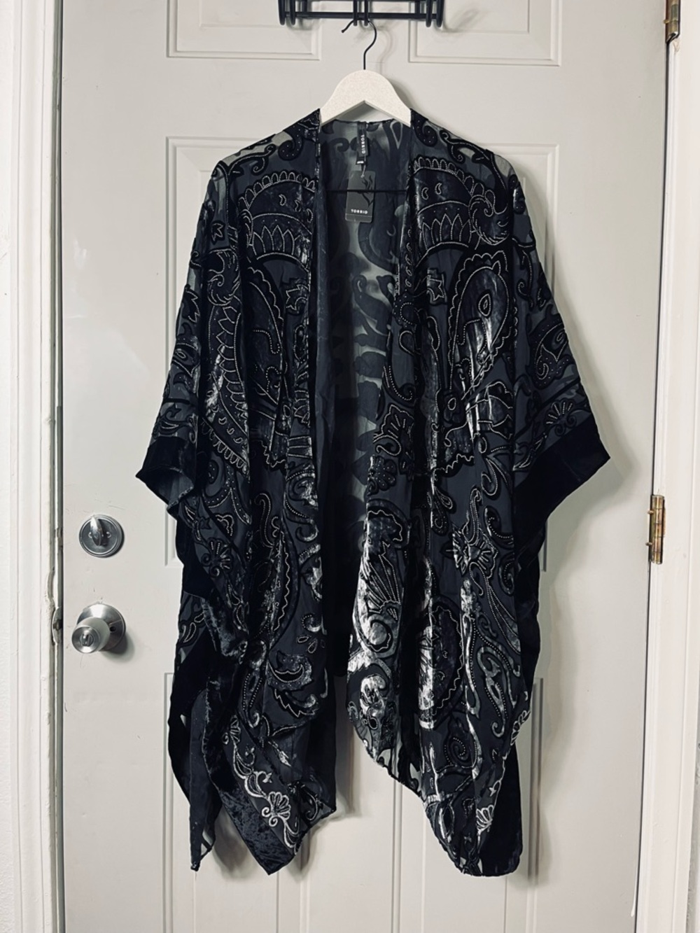 NEW Torrid Velvet Witchcore Fairy Grunge Festival Kimono Cardigan One Size